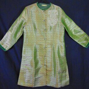 Green Zardozi Brocade Jacket
